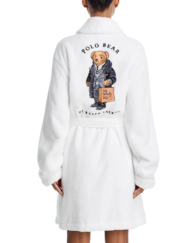 Polo Ralph Lauren Bloomingdale's Big Brown Bag Short Robe - Exclusive