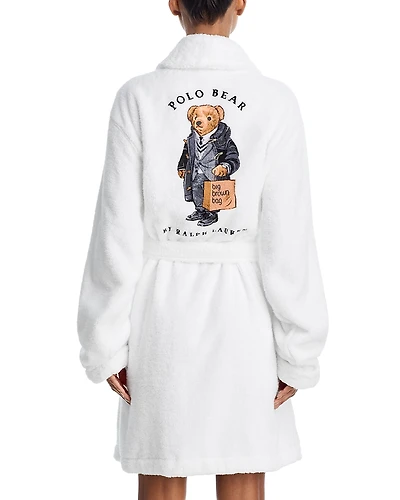 Polo Ralph Lauren Bloomingdale's Big Brown Bag Short Robe - Exclusive
