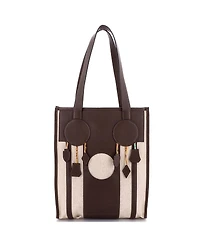 Pre-Owned HERMES Petit H Dream Catcher Tote Toile and Leather