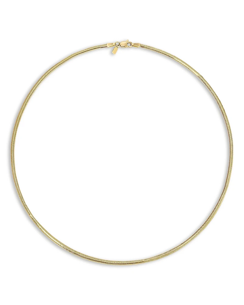 Ef Collection 14K Yellow Gold Ef Collection Snake Link Chain Necklace, 18