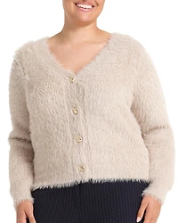 Estelle Plus Chantelle Eyelash Texture Cardigan