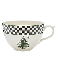 Spode Christmas Tree Black & White Jumbo Cup