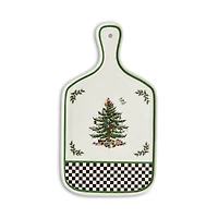 Spode Christmas Tree Black & White Serving Board, 13.5