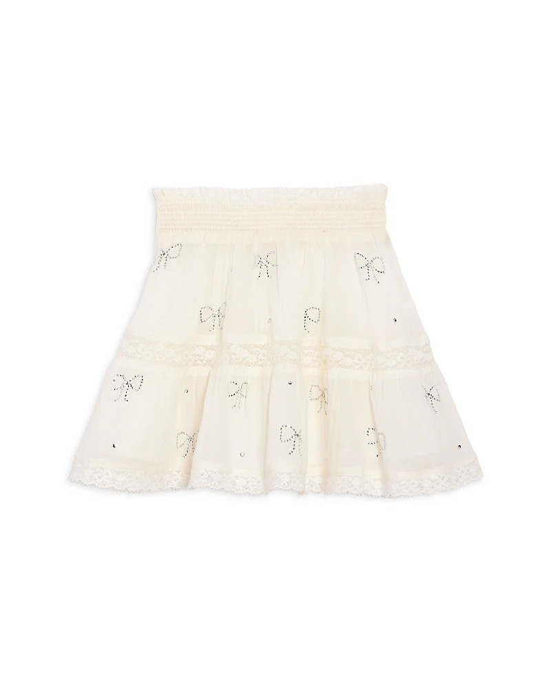 LoveShackFancy Girls' Silano Skirt - Little Kid