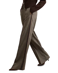 Reiss Tarley Side Stripe Check Pants