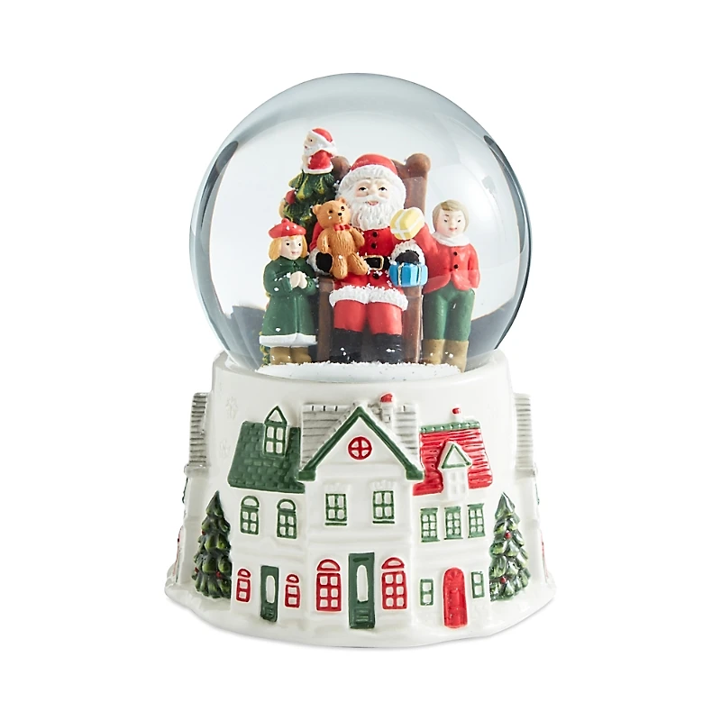 Spode Christmas Tree Christmas Village Snow Globe