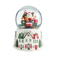 Spode Christmas Tree Christmas Village Snow Globe