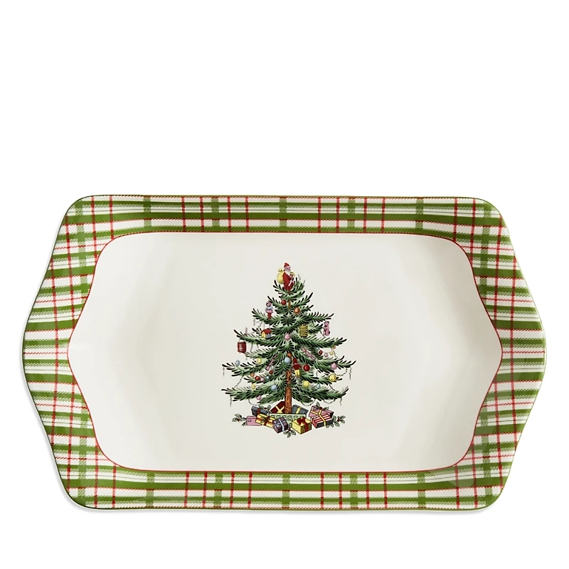 Spode Christmas Tree Annual Dessert Tray