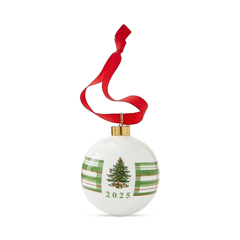 Spode Christmas Tree 2025 Annual Ball Ornament