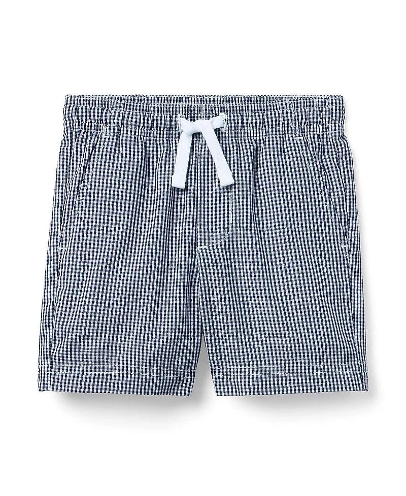 Janie and Jack Boys' The Adventure Gingham Short - Baby, Little Kid, Big Kid