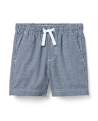 Janie and Jack Boys' The Adventure Gingham Short - Baby, Little Kid, Big Kid
