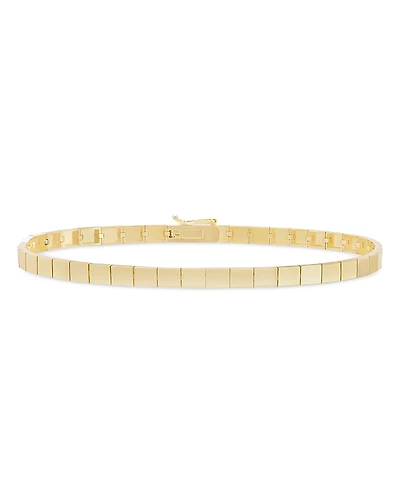Lana Jewelry 14K Yellow Gold Flash Tile Link Bracelet