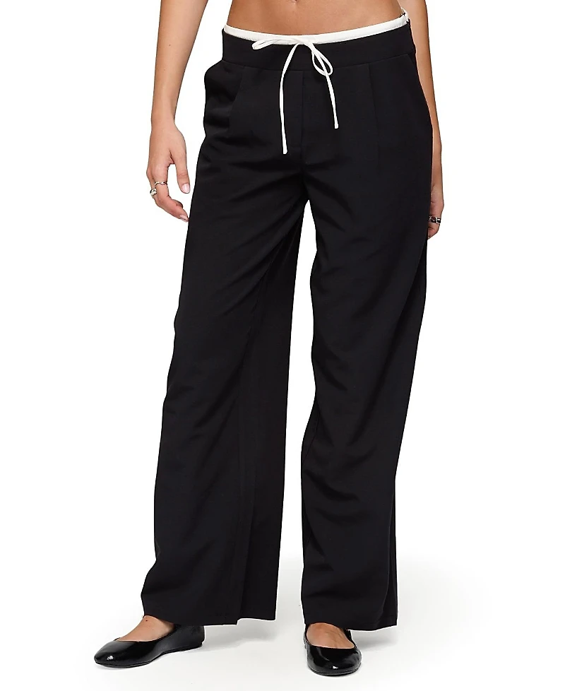 Edikted Peekaboo Drawstring Pants