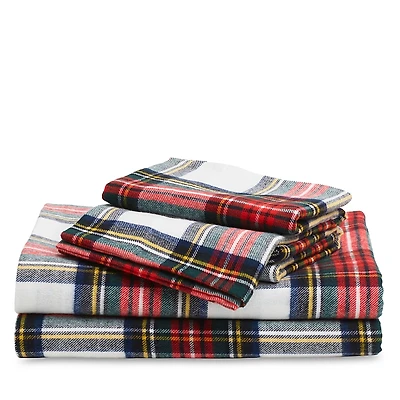Petite Plume Tartan Flannel Sheet Set