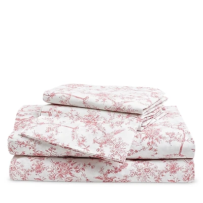 Petite Plume Timeless Toile Percale King Pillowcase, Set of 2