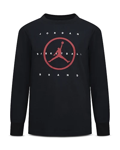 Jordan Boys' Flight Essentials Jumpman Long Sleeved Tee - Big Kid