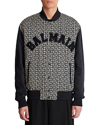 Balmain Color Block Monogram Jacket