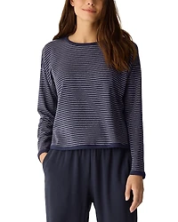Eileen Fisher Cropped Boxy Round Neck Top