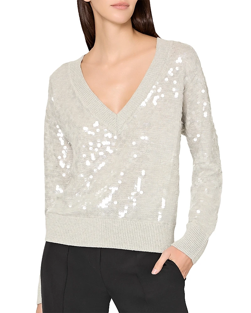 Milly Ilaria Sequin Sweater
