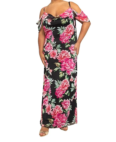 Fashion-szn Curve Floral Maxi Dress