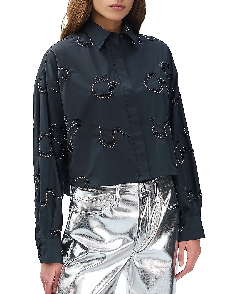 rag & bone Beatrice Embroidered Shirt