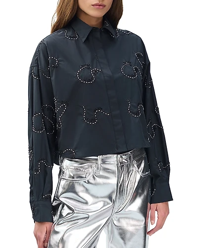 rag & bone Beatrice Embroidered Shirt