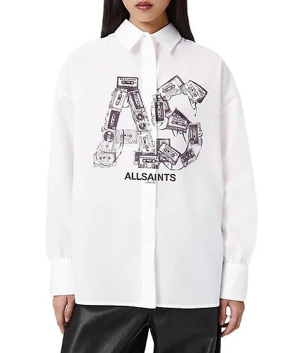 Allsaints Adrienne Print Shirt