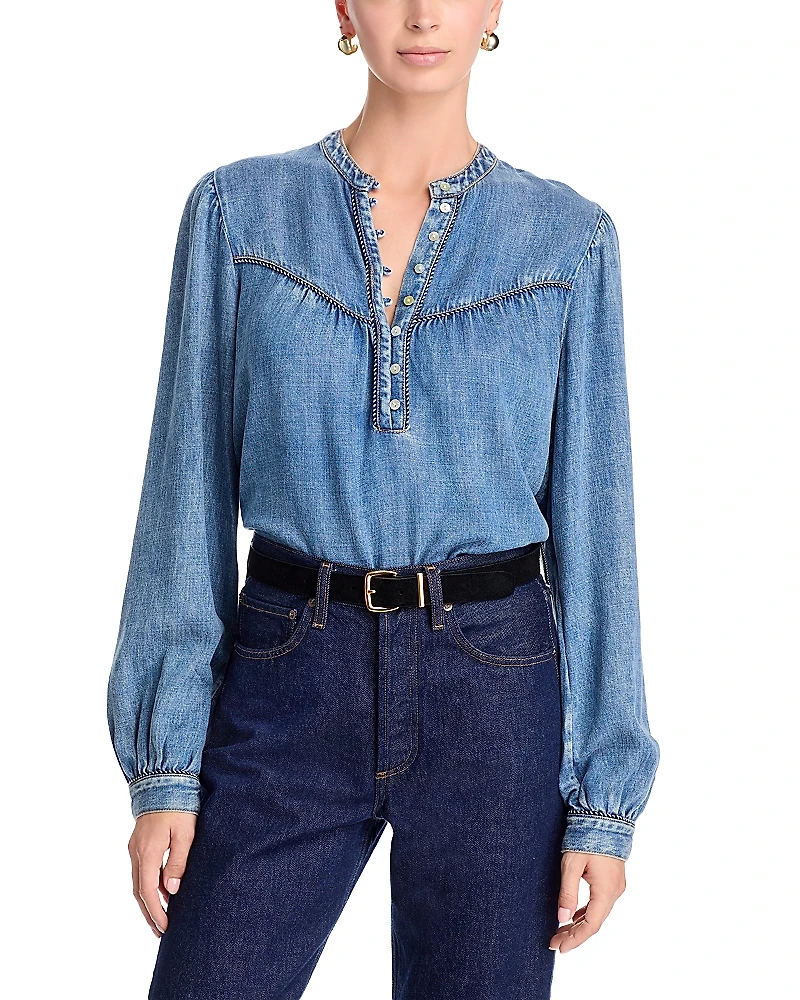 Rails Sunna Denim Top