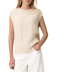 Allsaints Sirius Cable Sweater Tank Top
