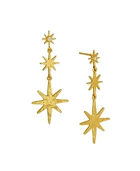 Ottoman Hands Star Drop Earrings