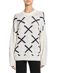 Theory Wool Boucle Sweater