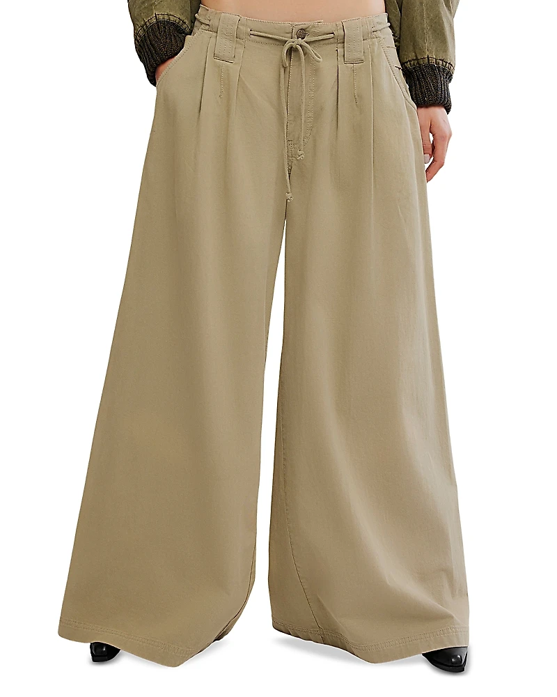Free People Julien Wide Leg Drawstring Pants
