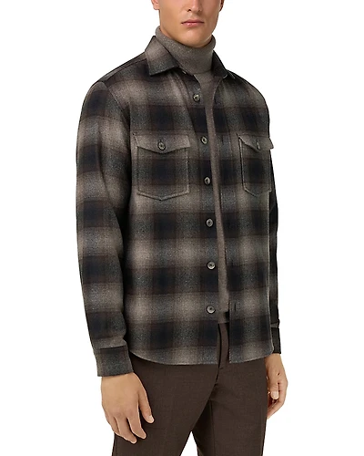 Boggi Milano Flannel Overshirt