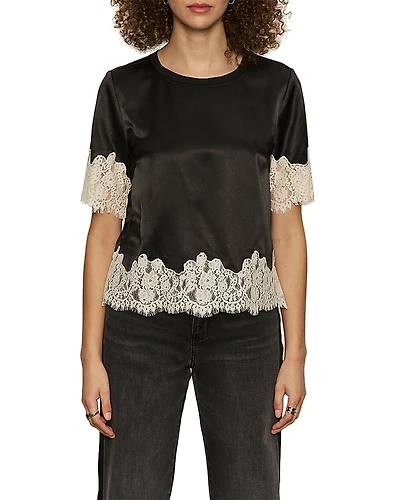 Sanctuary One Of A Kind Satin Top