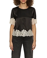 Sanctuary One Of A Kind Satin Top