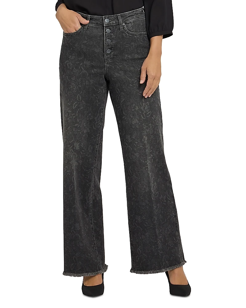Nydj Teresa High Rise Wide Leg Jeans