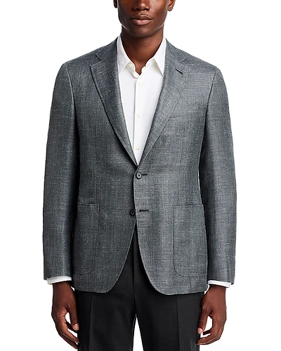Canali Kei Wool, Silk & Linen Twill Sportcoat