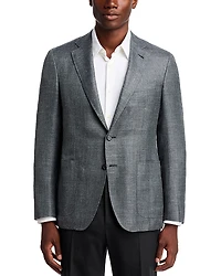 Canali Kei Wool, Silk & Linen Twill Sportcoat