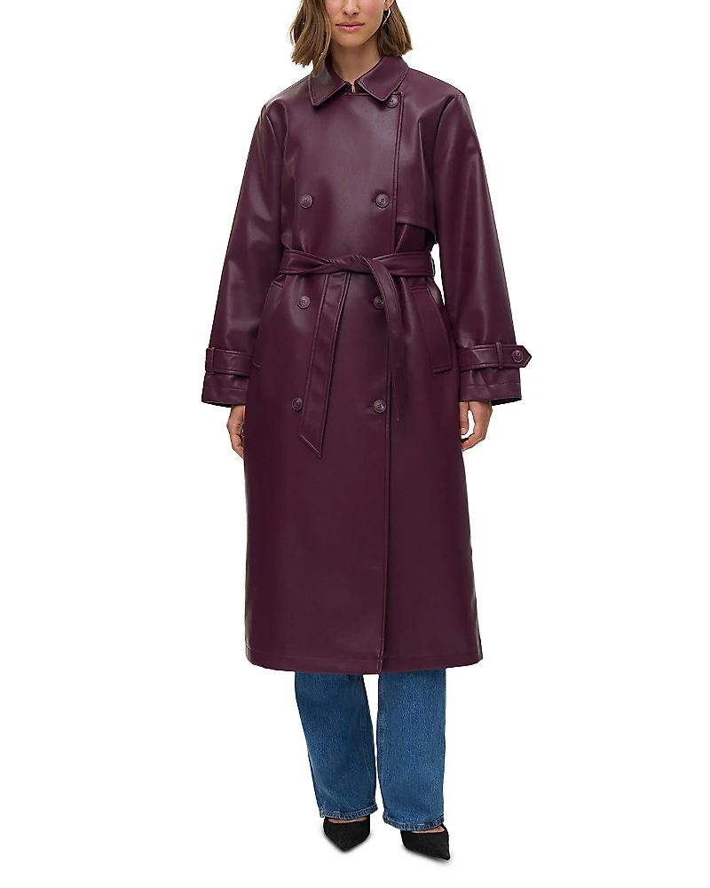 Vero Moda Vmamalie Long Coated Trench Coat