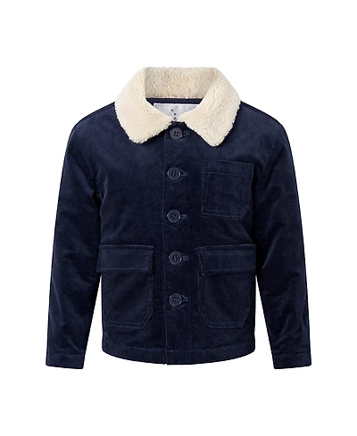 Rachel Riley Boys' Cord Shearling Jacket - Little Kid, Big Kid