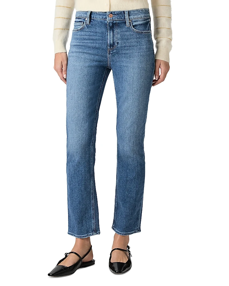 Paige Cindy Straight Ankle Jeans