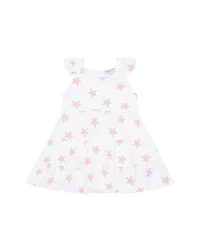 Nellapima Girls' Stars Print Ruffle Dress - Baby