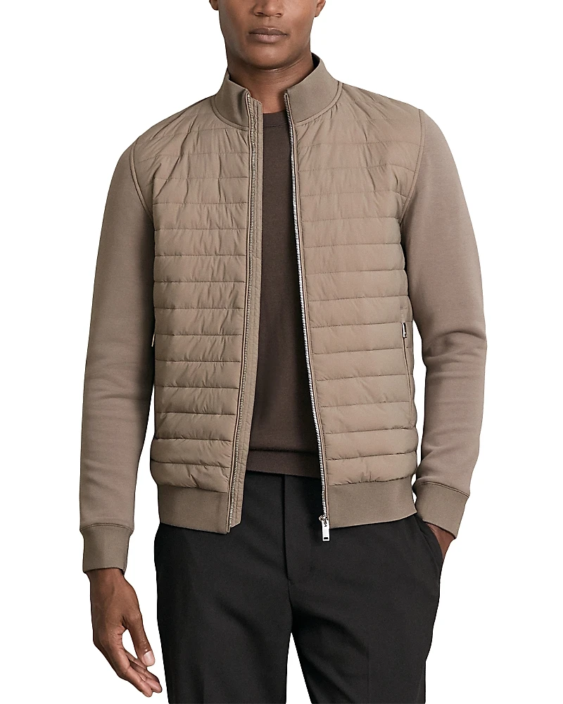 Reiss Freddie Interlock Hybrid Jacket