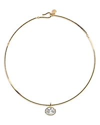 Baublebar Lexi Crystal Solitaire Collar Necklace, 16