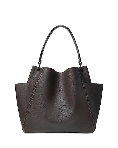 Callista Grained Leather Shoulder Bag