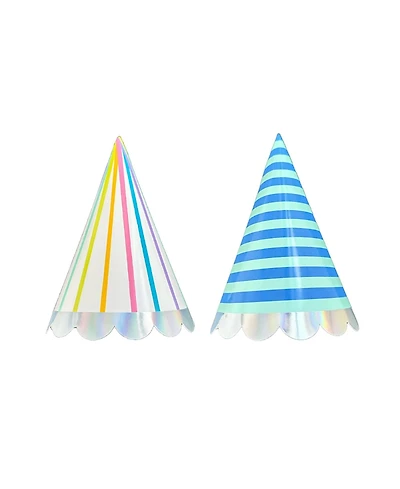 Jollity & Co. It's A Birthday Party Hats, Set of 8, 4 of Each Style Per Pack