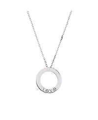Pre-Owned Cartier Love Pendant Necklace 18K White Gold, 16.5"