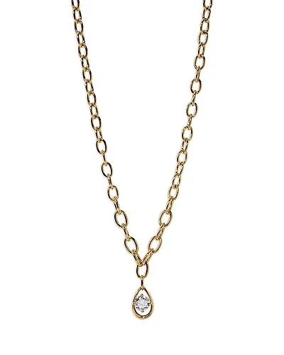 Nadri It Girl Cubic Zirconia Chain Pendant Necklace, 16-18