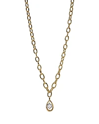 Nadri It Girl Cubic Zirconia Chain Pendant Necklace, 16-18