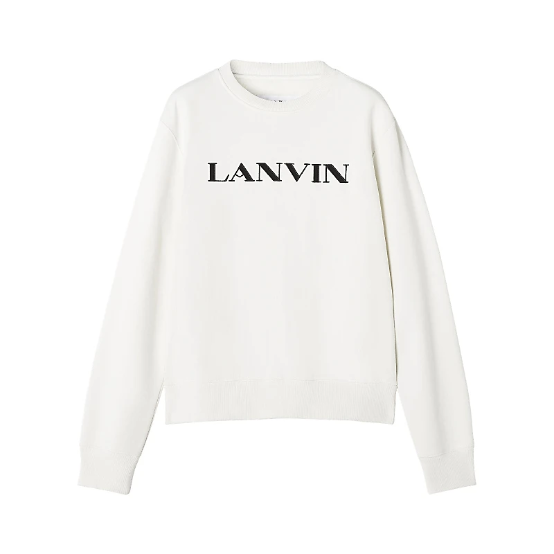 Lanvin Embroidered Cotton Sweatshirt